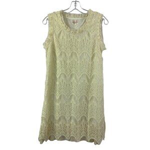 Deep or Shallow Women's Lace Ivory Dress